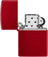 Zippo Lighter - Classic Candy Apple Red