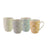 Bundanoon Coupe Mug - Lace (Set of 4)