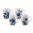 Bundanoon Coupe Mug - Garden Blues (Set of 4)