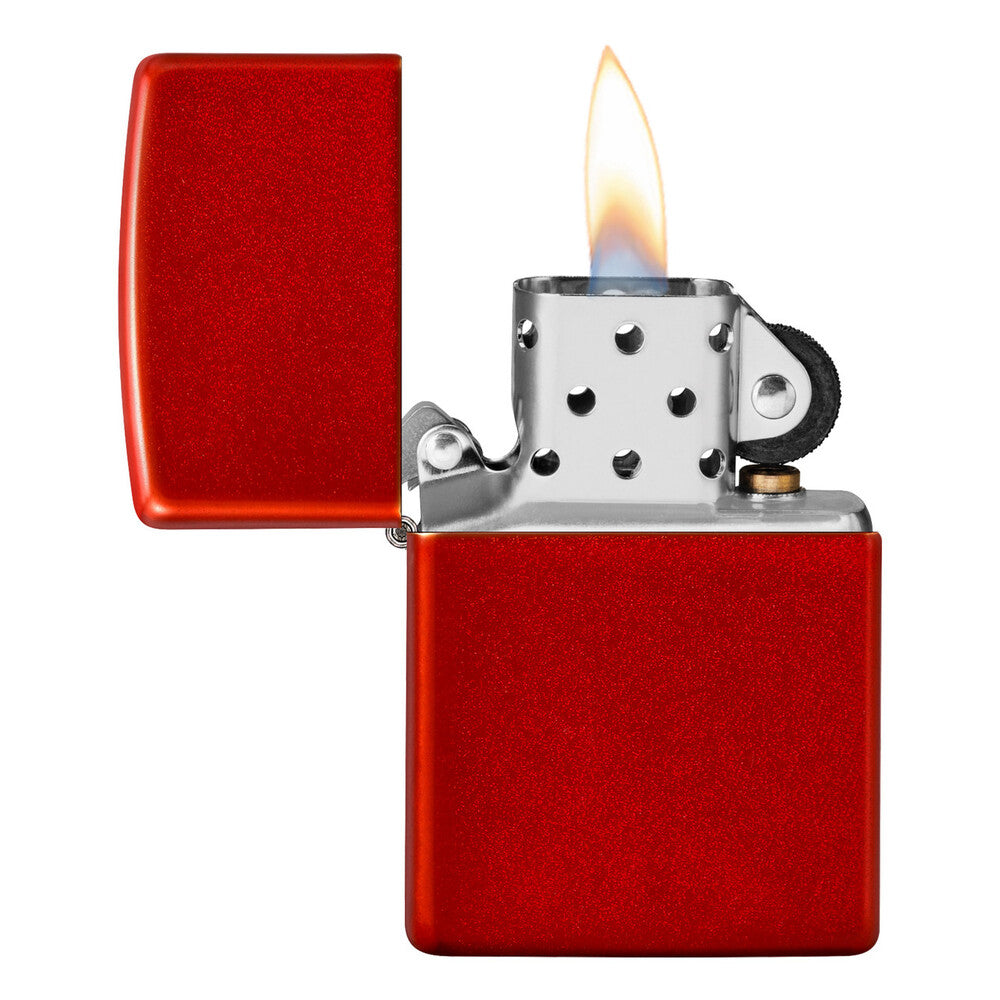 Zippo Lighter - Metallic Red Matte