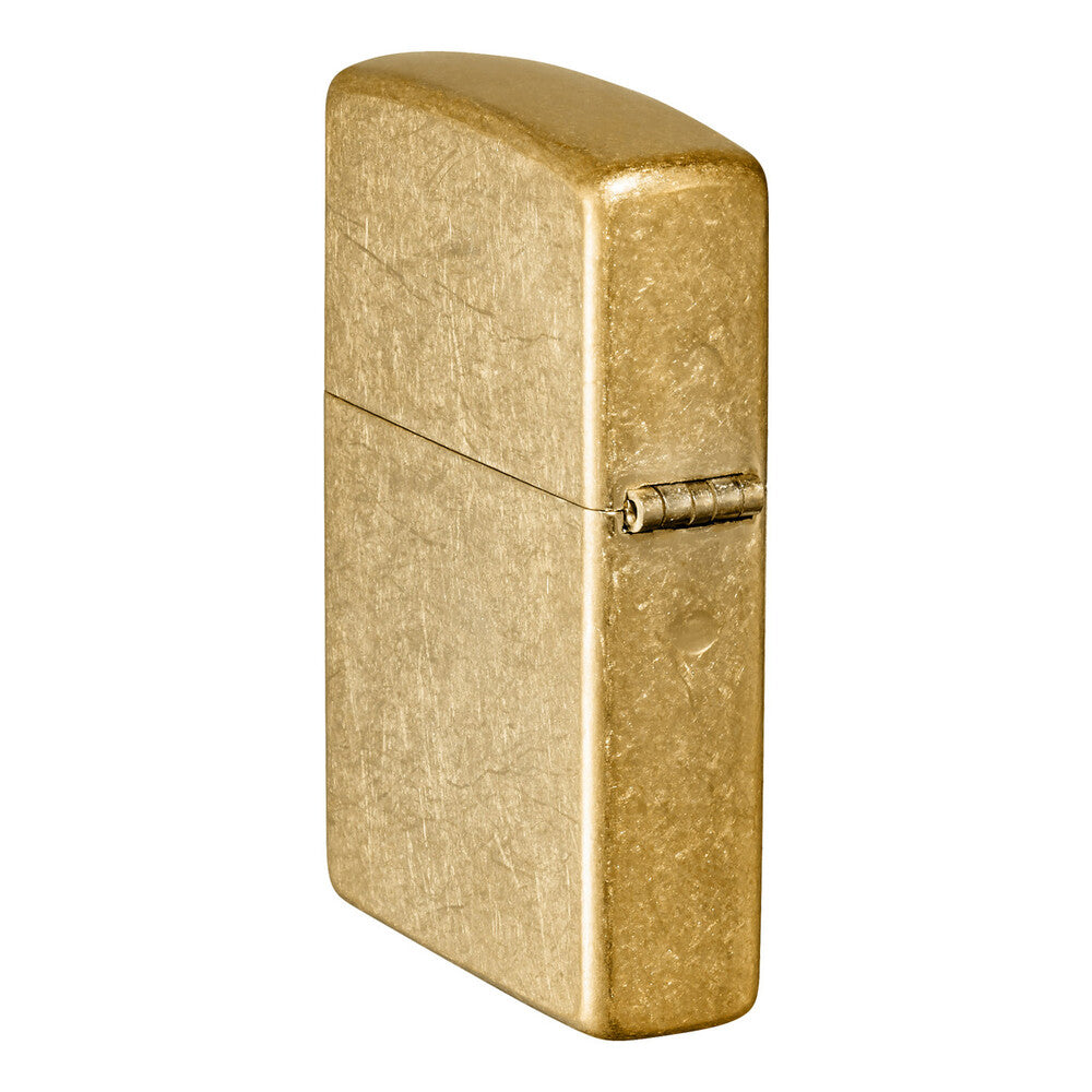 Zippo Lighter - Tumbled Brass