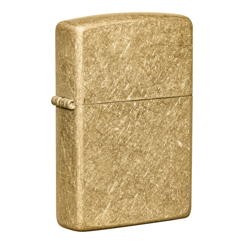 Zippo Lighter - Tumbled Brass