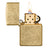 Zippo Lighter - Tumbled Brass
