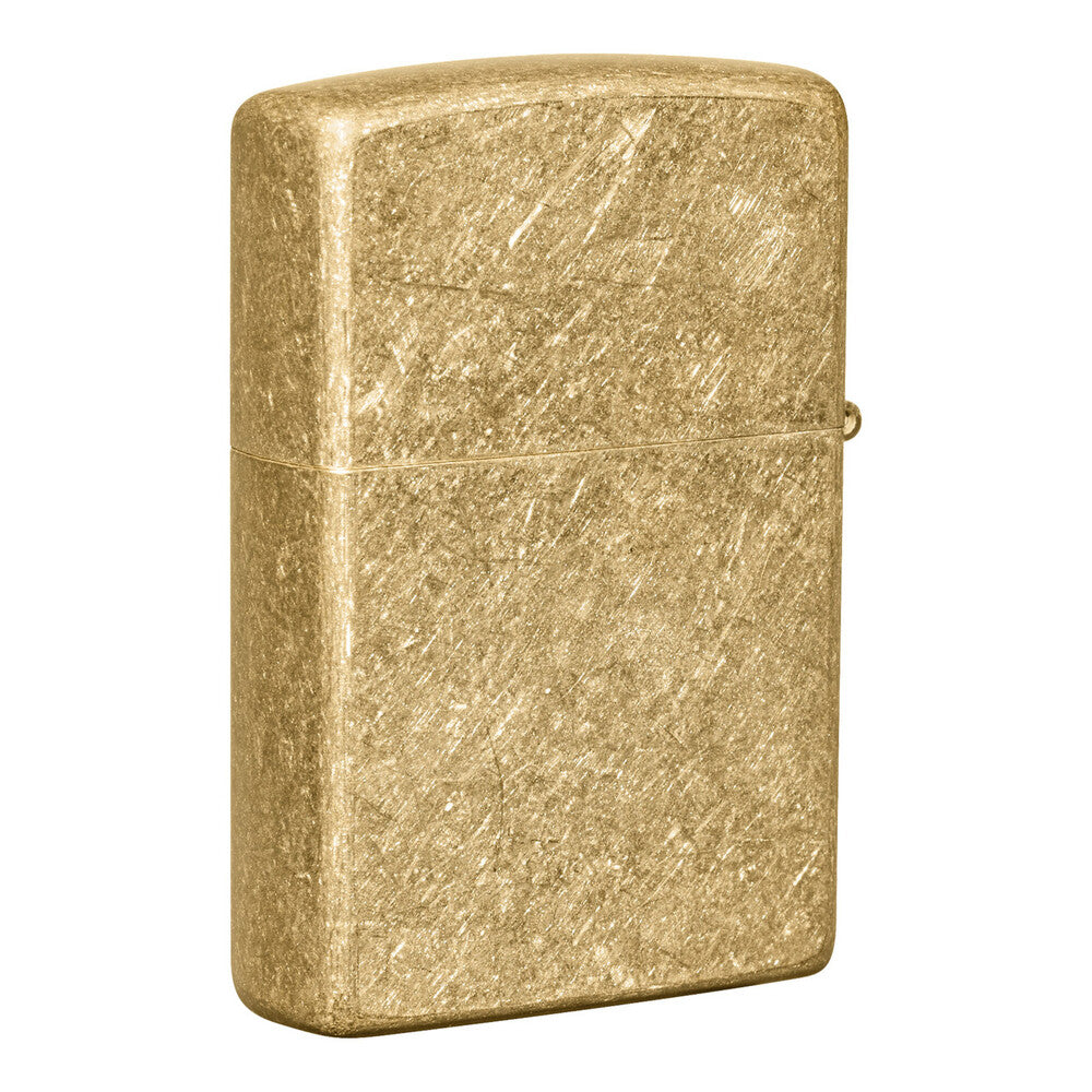 Zippo Lighter - Tumbled Brass
