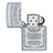 Zippo Gift Set - Jack Daniel's Lighter and Flask Street Chrome
