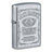 Zippo Gift Set - Jack Daniel's Lighter and Flask Street Chrome