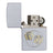 Zippo Lighter - Dice Satin Chrome