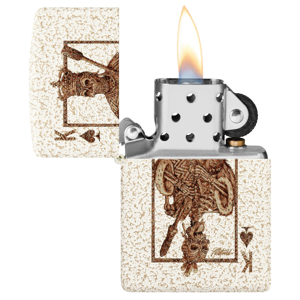 Zippo Lighter - Rick Rietveld King Of Spades