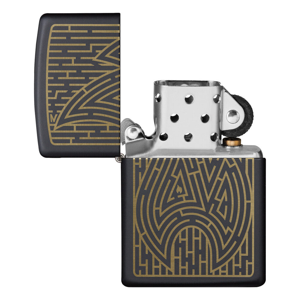 Zippo Lighter - Maze Design