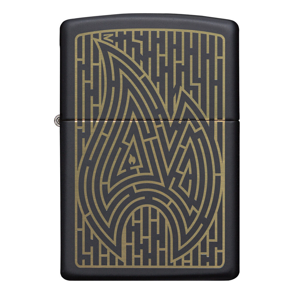 Zippo Lighter - Maze Design