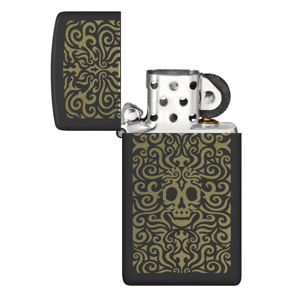 Zippo Lighter - Skull Filigree