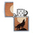 Zippo Lighter - Woodchuck Wolf With Moon Inlay