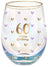 Sweet Heart Stemless Glass - 60th