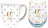 Sweet Heart Mug & Stemless Glass Set - 60th