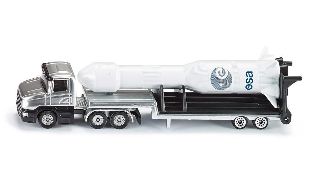 Siku Transport - Low Loader With Rocket