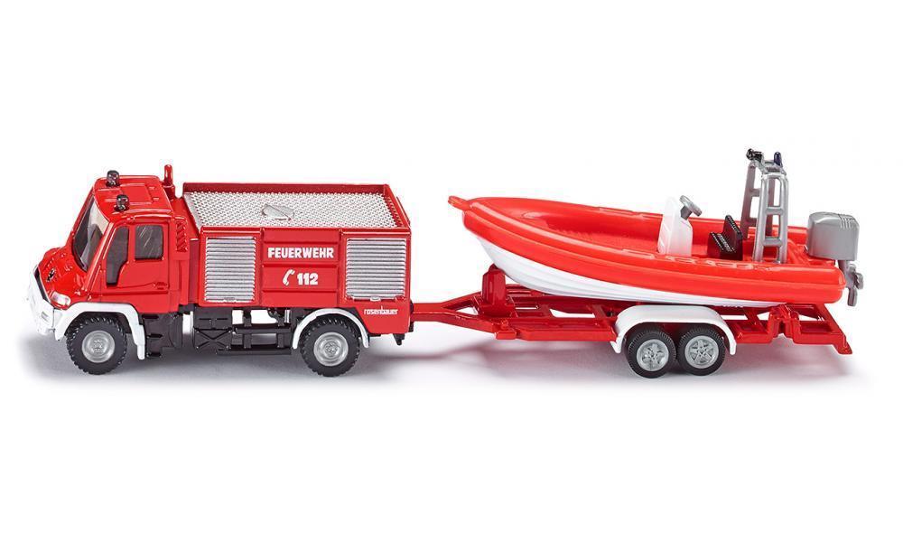 Siku Fire - Fire Engine With Boat
