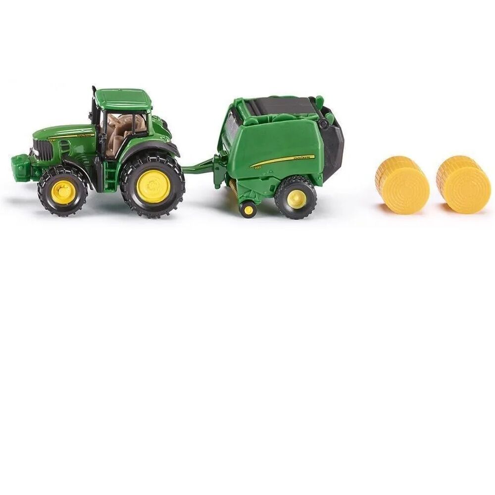 Siku Farmer - John Deere Tractor with Round Baler