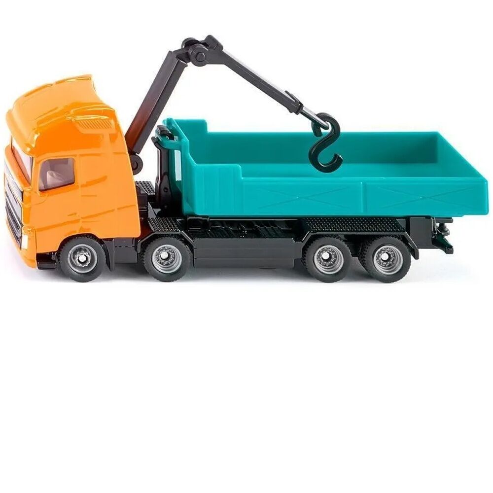 Siku Transport - Volvo Truck with Hooklift and Crane