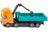 Siku Transport - Volvo Truck with Hooklift and Crane