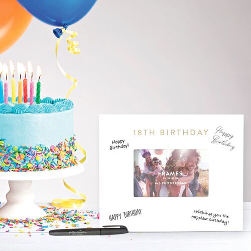 Splosh Signature Frame - 18th Birthday