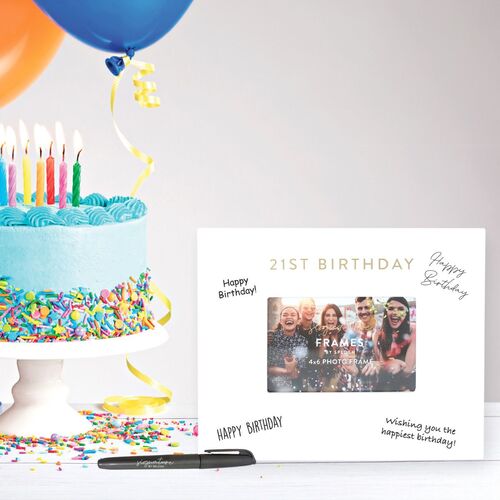 Splosh Signature Frame - 21st Birthday