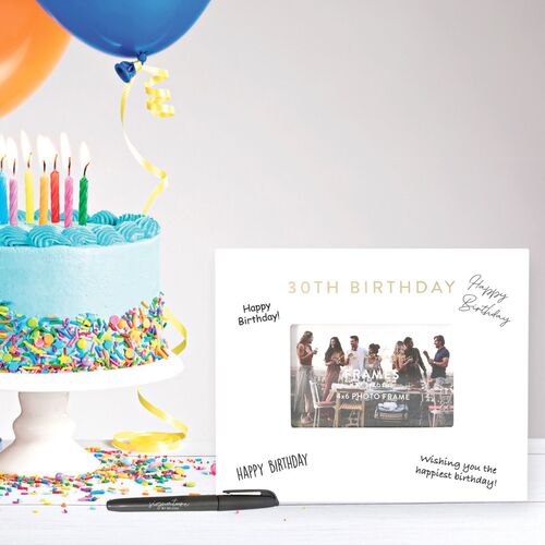 Splosh Signature Frame - 30th Birthday