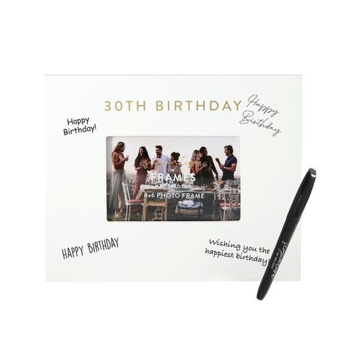 Splosh Signature Frame - 30th Birthday