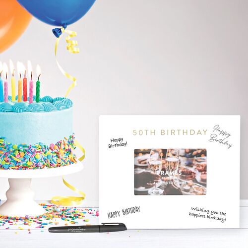 Splosh Signature Frame - 50th Birthday