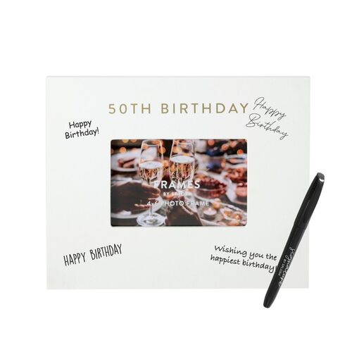Splosh Signature Frame - 50th Birthday