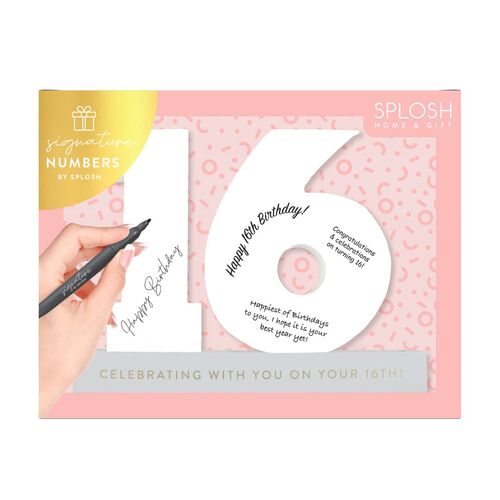 Splosh Signature Number 16