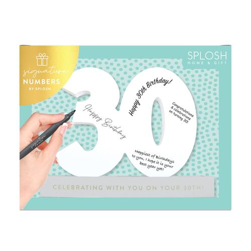Splosh Signature Number 30