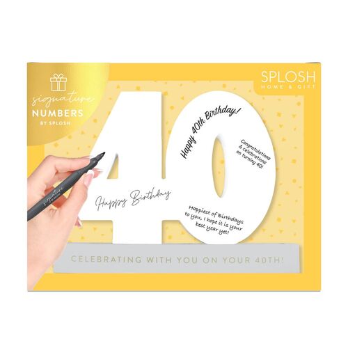 Splosh Signature Number 40