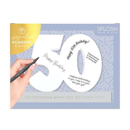 Splosh Signature Number 50