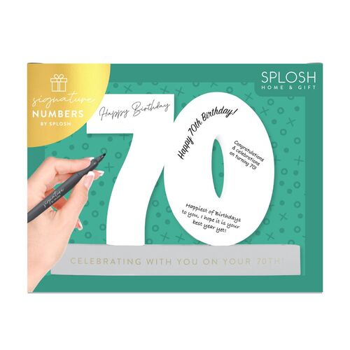 Splosh Signature Number 70