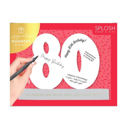 Splosh Signature Number 80