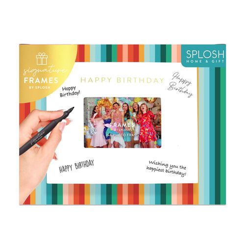 Splosh Signature Frame - Happy Birthday