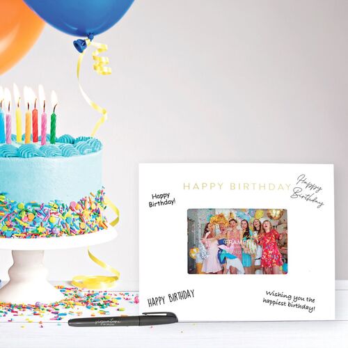 Splosh Signature Frame - Happy Birthday