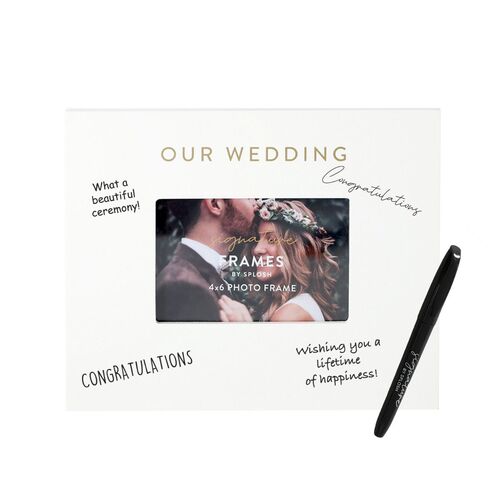 Splosh Signature Frame - Our Wedding