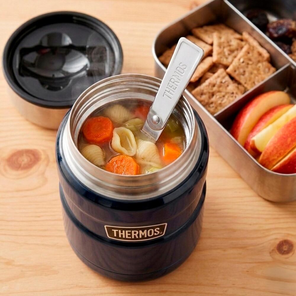 Thermos Stainless King Food Jar 470ml Midnight Blue