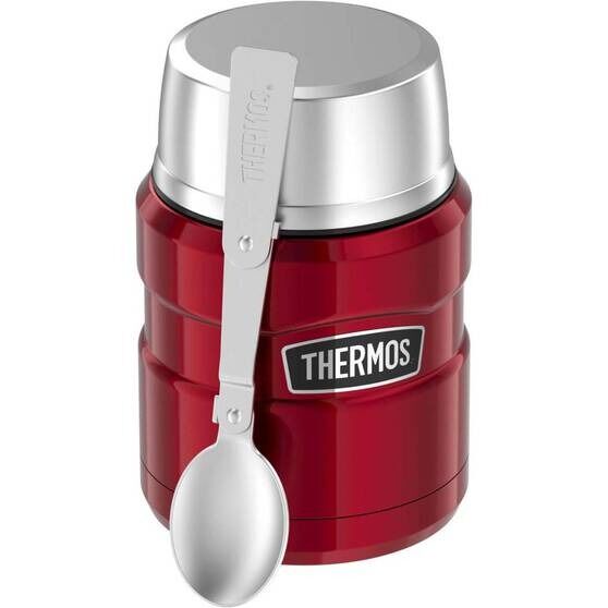 Thermos Stainless King Food Jar 470ml Red