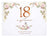 Floral 18th Birthday Guest Book
