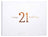 Rose Gold 21st Birthday Guest Book