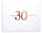 Rose Gold 30th Birthday Guest Book