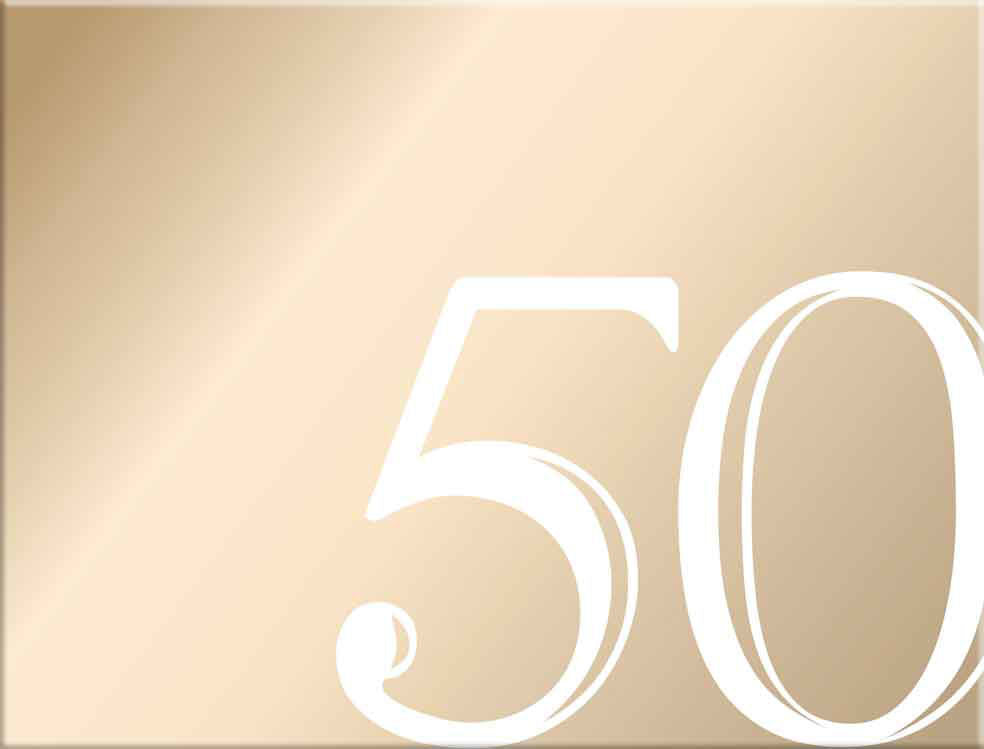 50th Birthday Rose Gold Guest Book