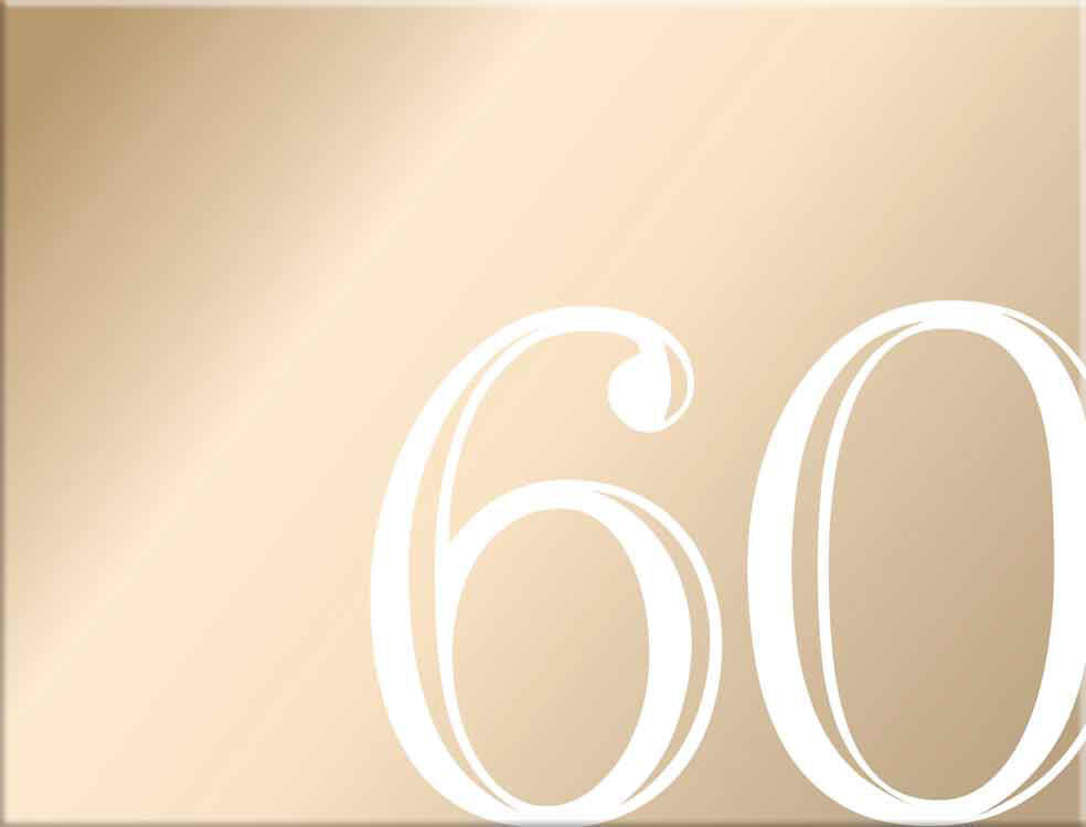 60th Birthday Rose Gold Guest Book