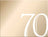 70th Birthday Rose Gold Guest Book