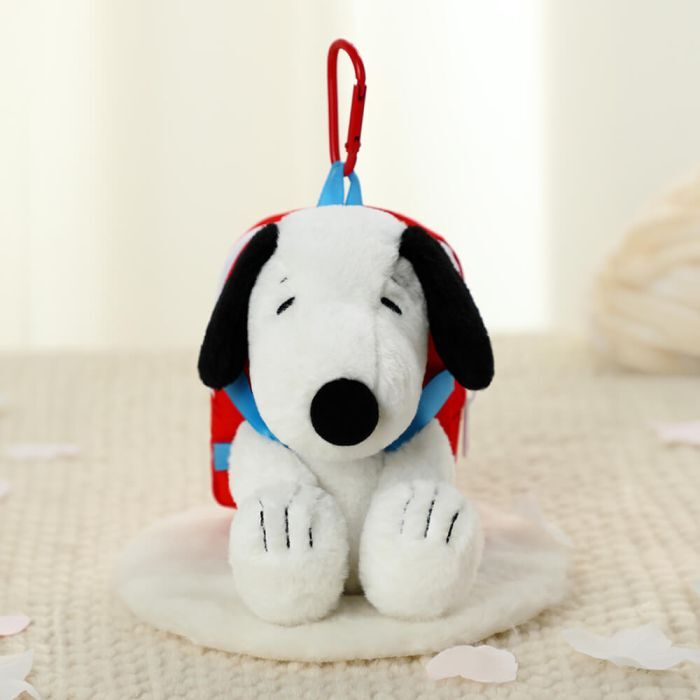 Peanuts - Snoopy Backpack Plush Keyring with Tote Bag
