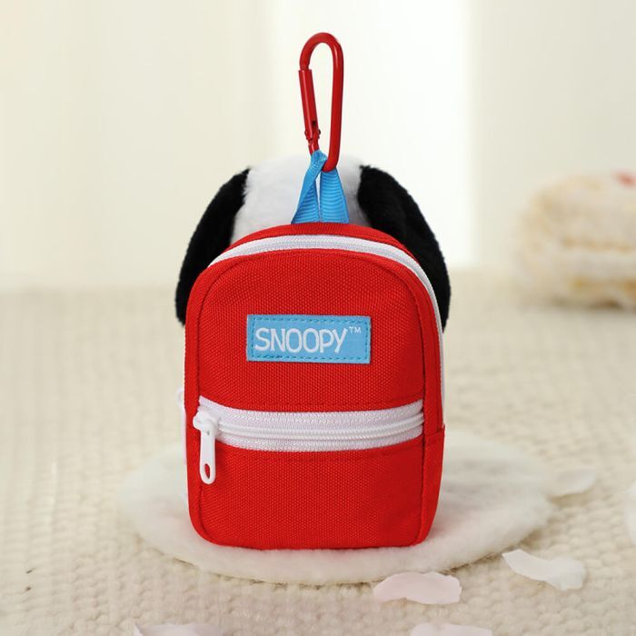 Peanuts - Snoopy Backpack Plush Keyring with Tote Bag