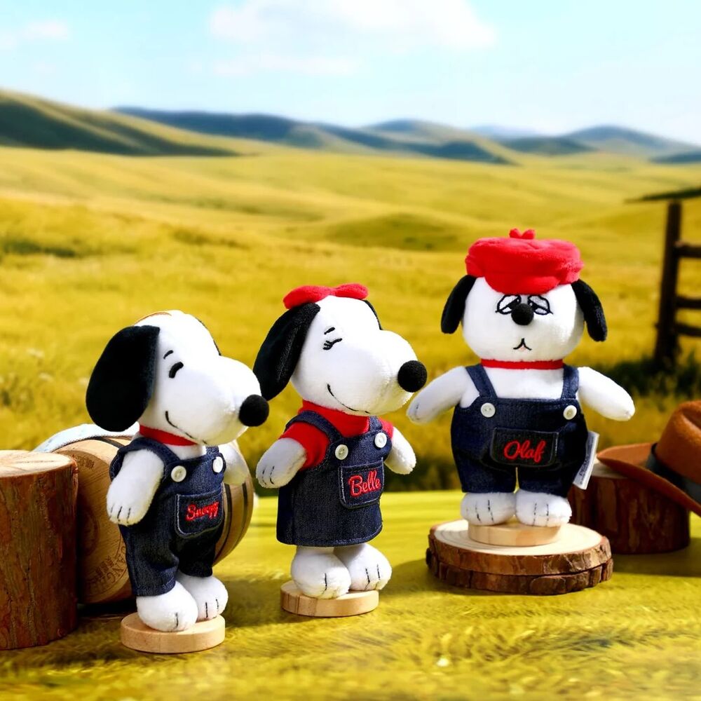 Peanuts - Peanuts x VIPO Denim Series Plush Keychain Blind Box