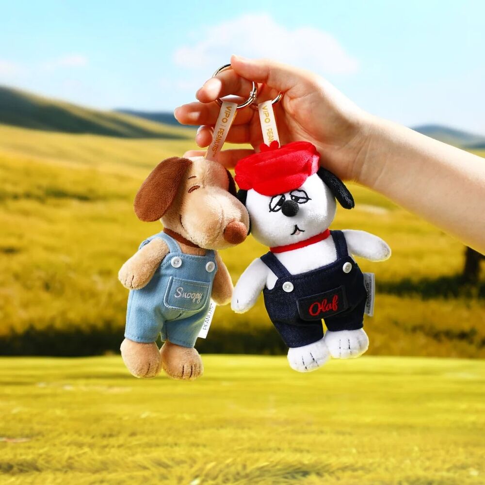 Peanuts - Peanuts x VIPO Denim Series Plush Keychain Blind Box